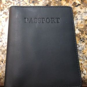 Passport leather case